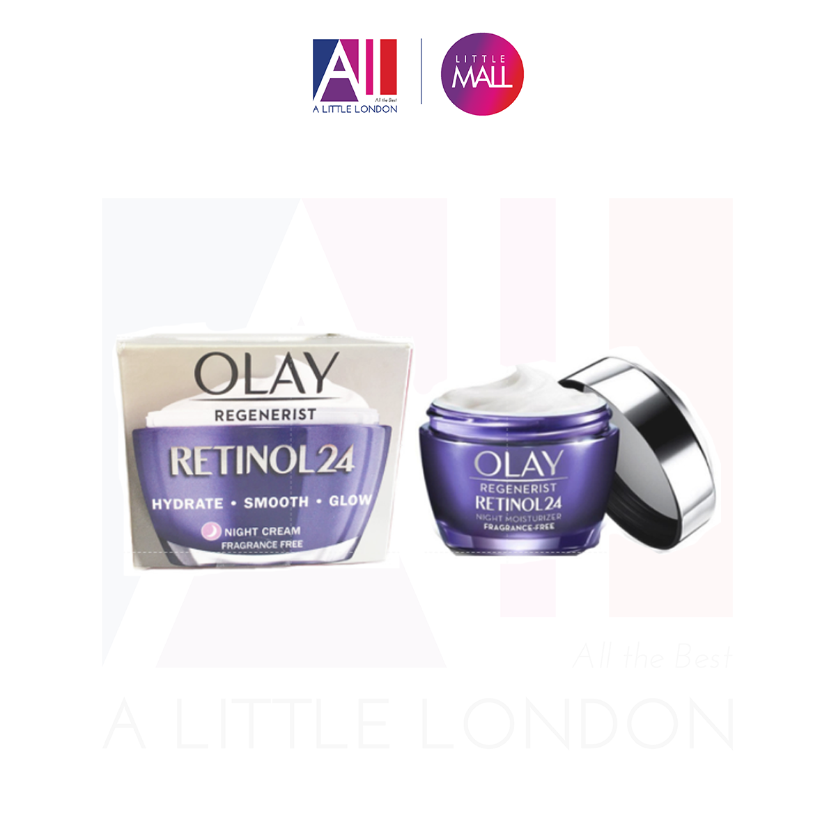 Kem dưỡng Olay Regenerist Retinol 24 Night Moisturiser 50 ml (Bill Anh)