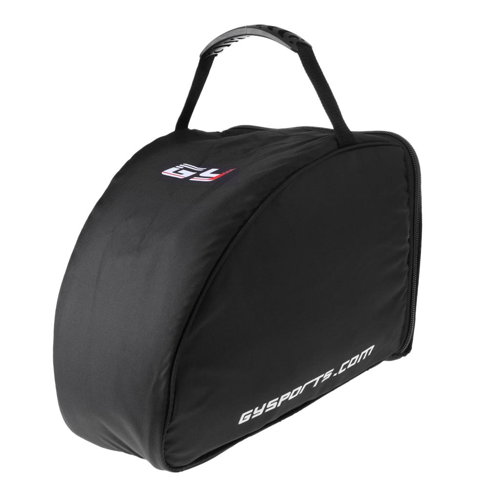 Ice Hockey Player and Goalie Helmet Bag Heavy Duty Zipper Padded Equipment Storage Bag with Hand Strap