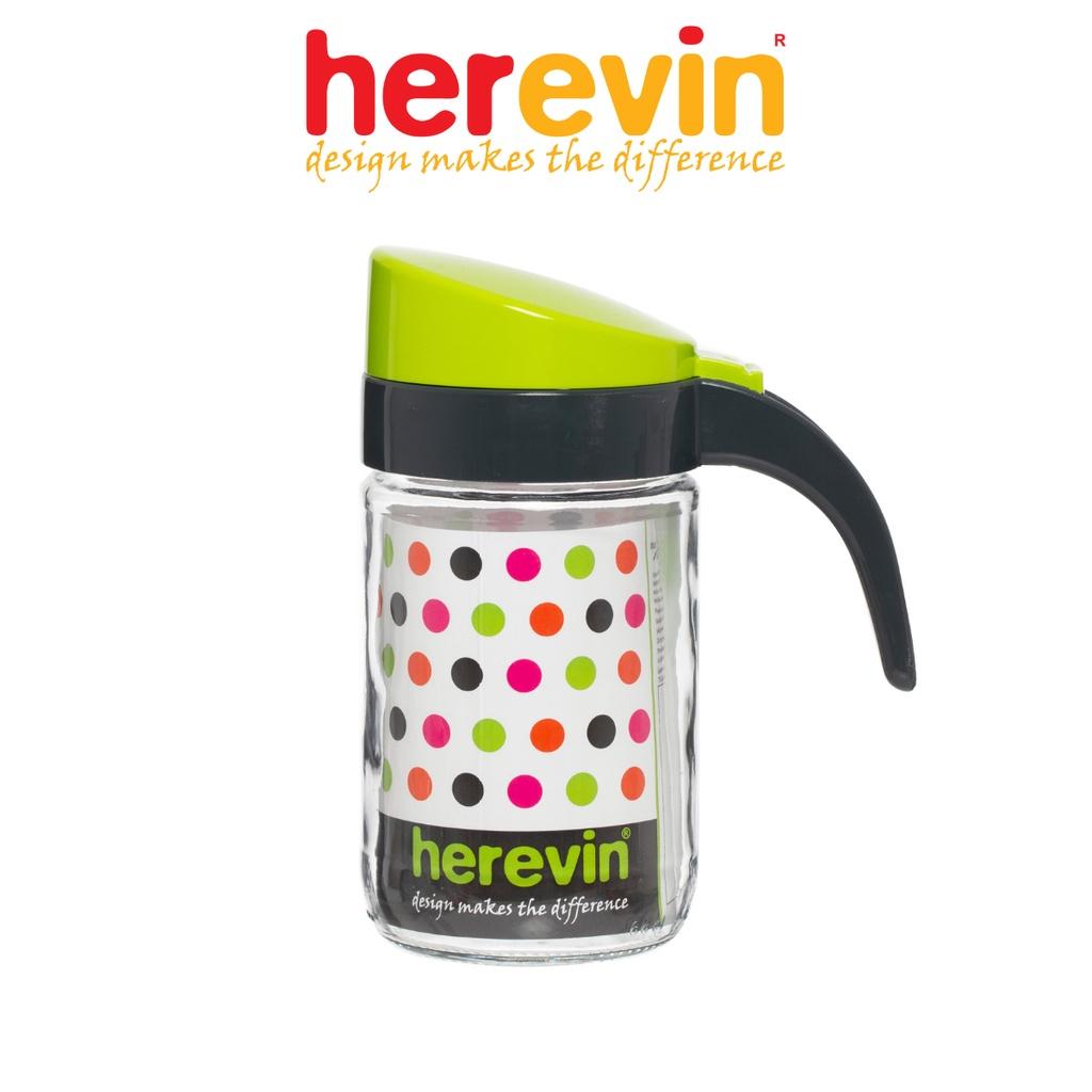 Bộ 2 Bình Rót Dầu Thuỷ Tinh Herevin Nắp Màu 1L - HEBI151181-560