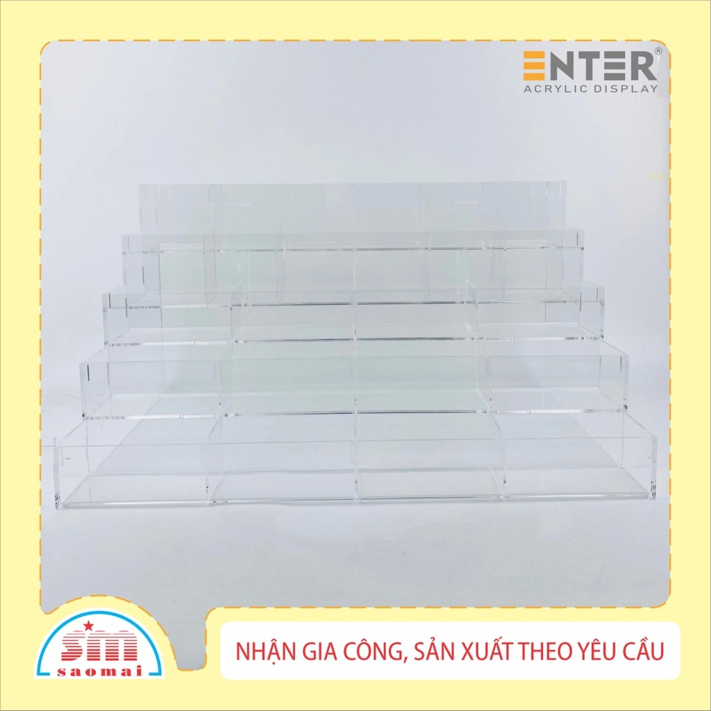 Kệ trưng bày bảng tên mica Enter TBNS15 5 tầng 465x295x250mm