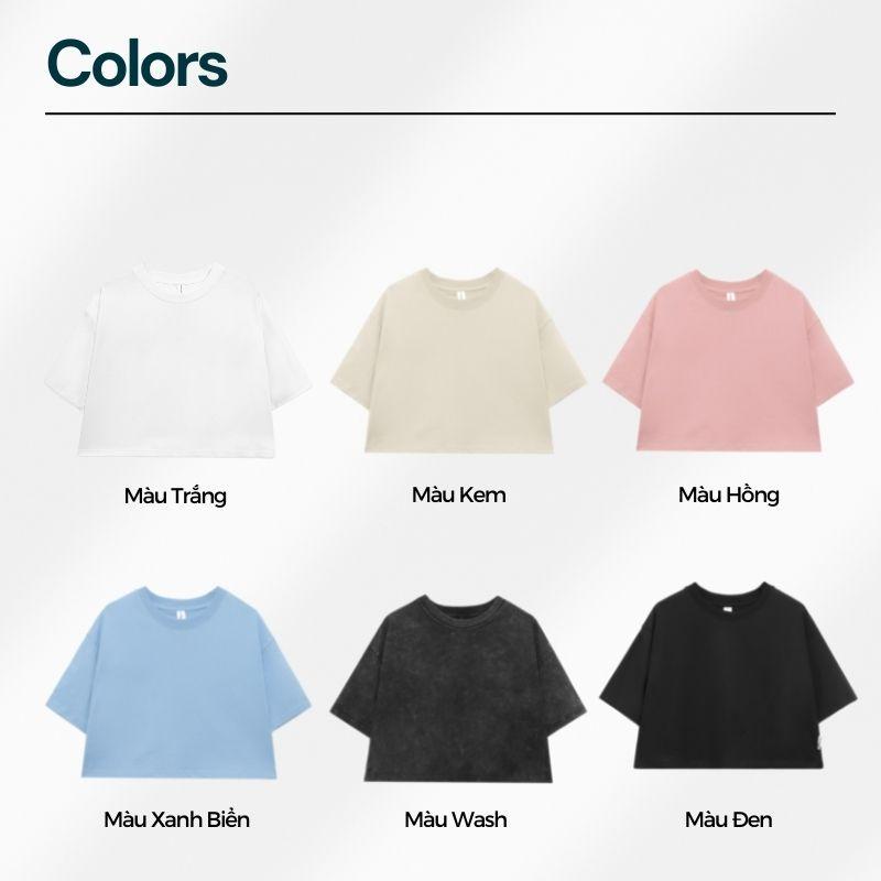 Áo croptop nữ kiểu chất vải cotton MC006 Miucho in basic
