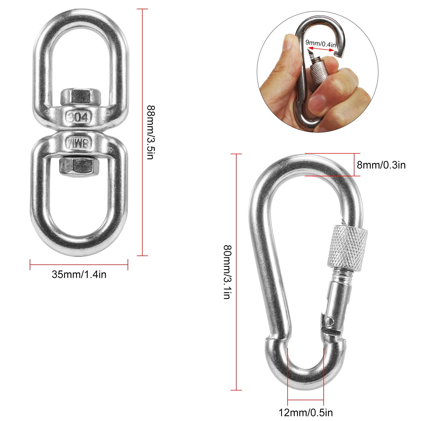 Móc treo, làm bằng vật liệu SUS304, chống gỉ, bền và chịu lực cao