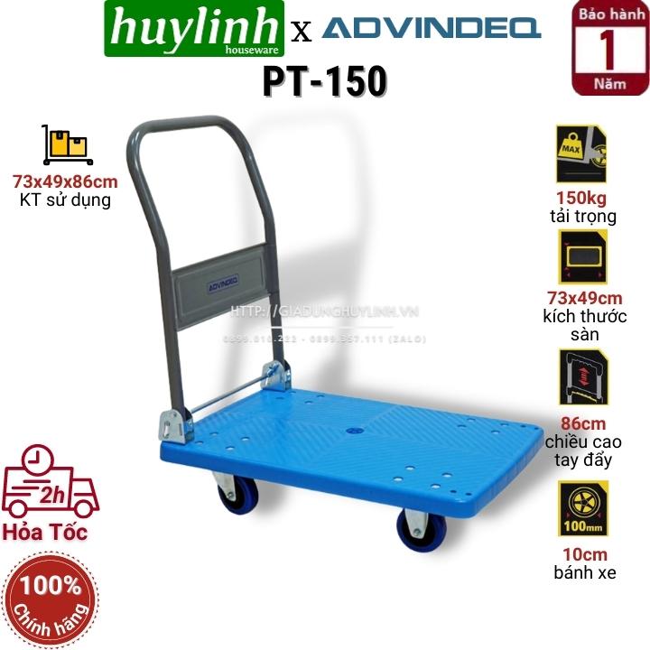 Xe Đẩy Hàng Sàn Nhựa Advindeq PT-150