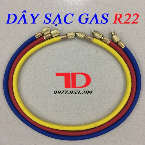 Bộ 3 sợi dây sạc nạp gas máy lạnh R22