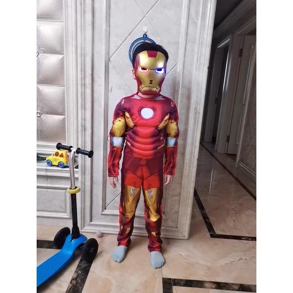 TRANG PHỤC NGƯỜI SẮT IRONMAN TRẺ EM HÓA TRANG SIÊU ANH HÙNG