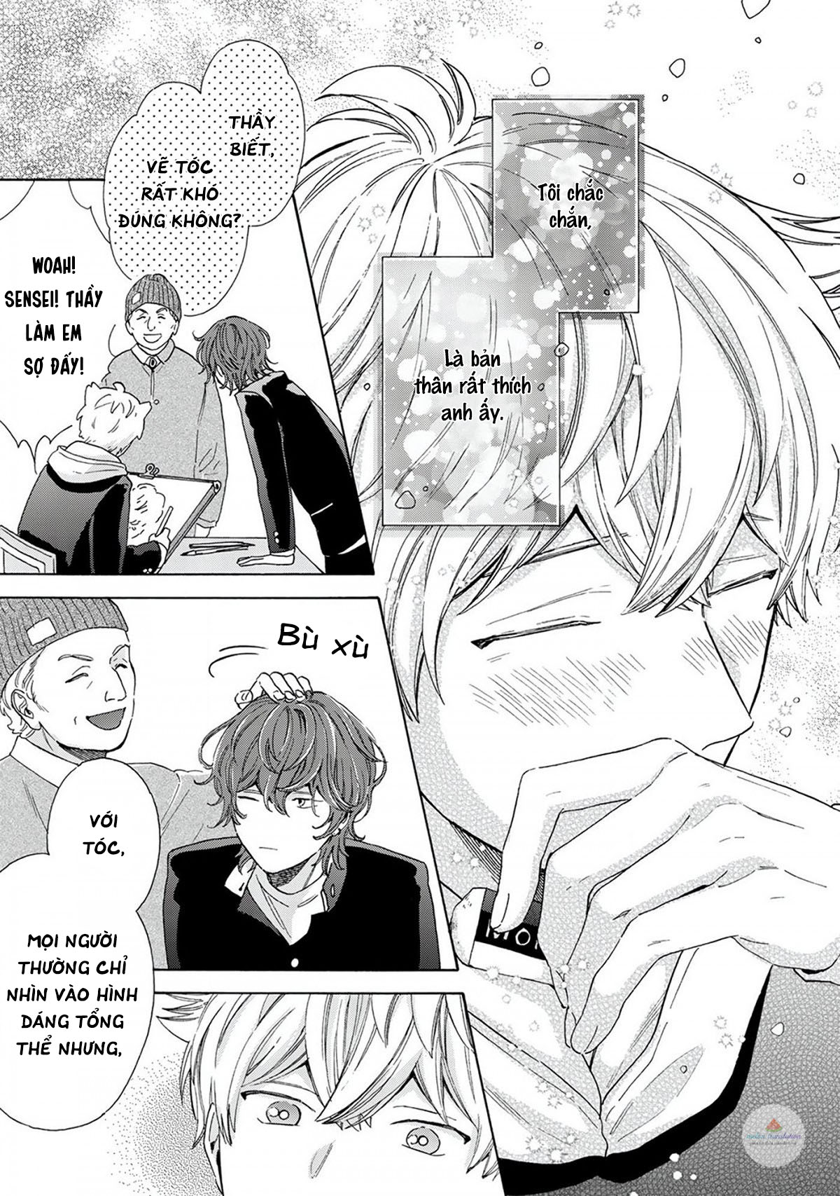 ngôi sao hạng nhất được vẽ bằng nụ hôn chapter 3 13