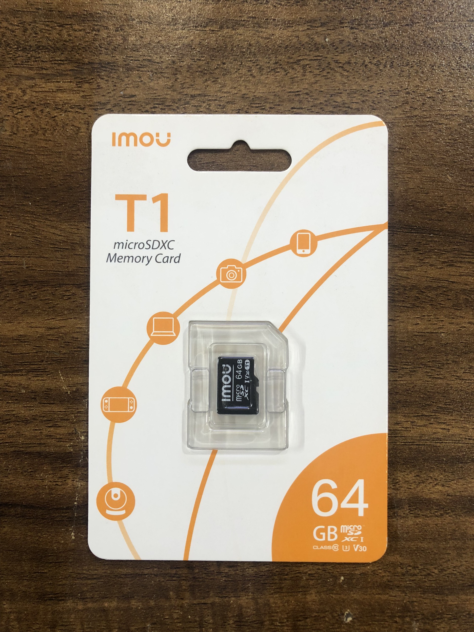 Thẻ nhớ microSD imou 64GB class 10, V30, tốc độ đọc up 75Mb/s, tốc độ ghi 35mb/s chuyên dùng camera wifi, laptop, điện thoại, máy quay – Hàng chính hãng bảo hành 5 năm