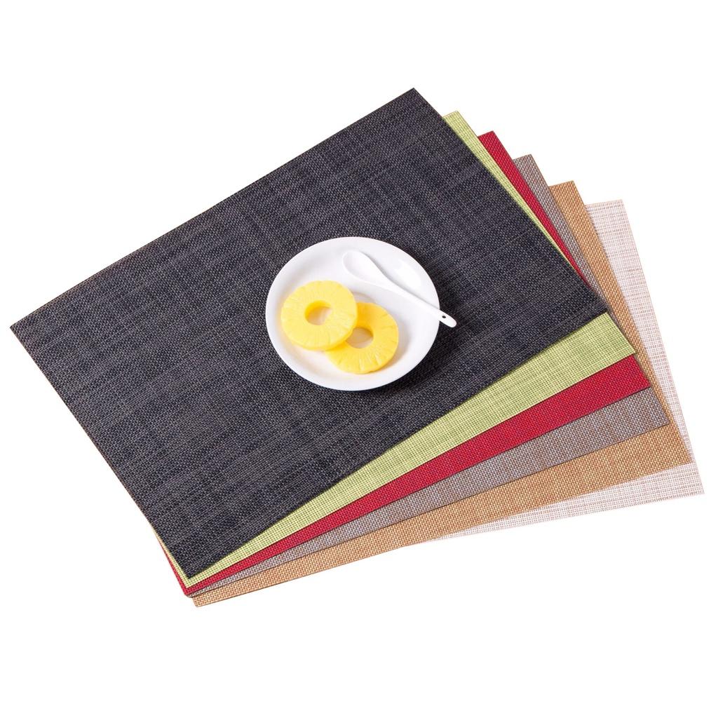 AA 8PCS Household Placemats, Heat-resistant Placemat, Washable Table Mats, Non-slip Placemats for Dining Table