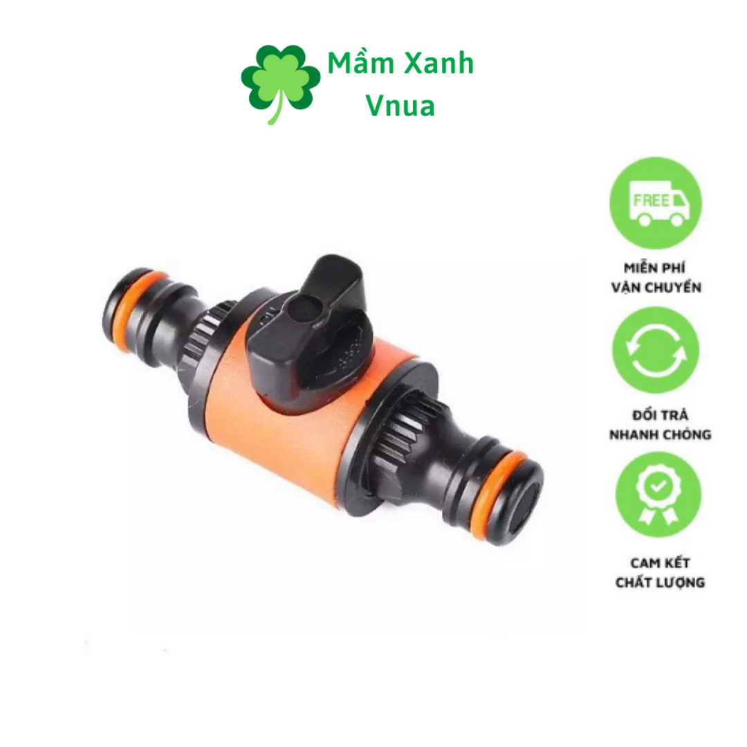 Khớp Nối Nhanh 2 Đầu Ống Nước Có Khóa Giữa và Combo 2 Cút Nối Nhanh - M03