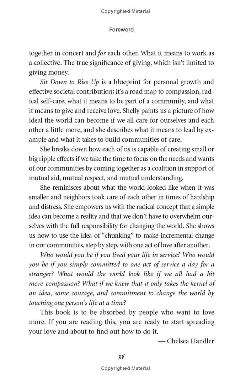 Sách ngoại văn: Sit Down To Rise Up