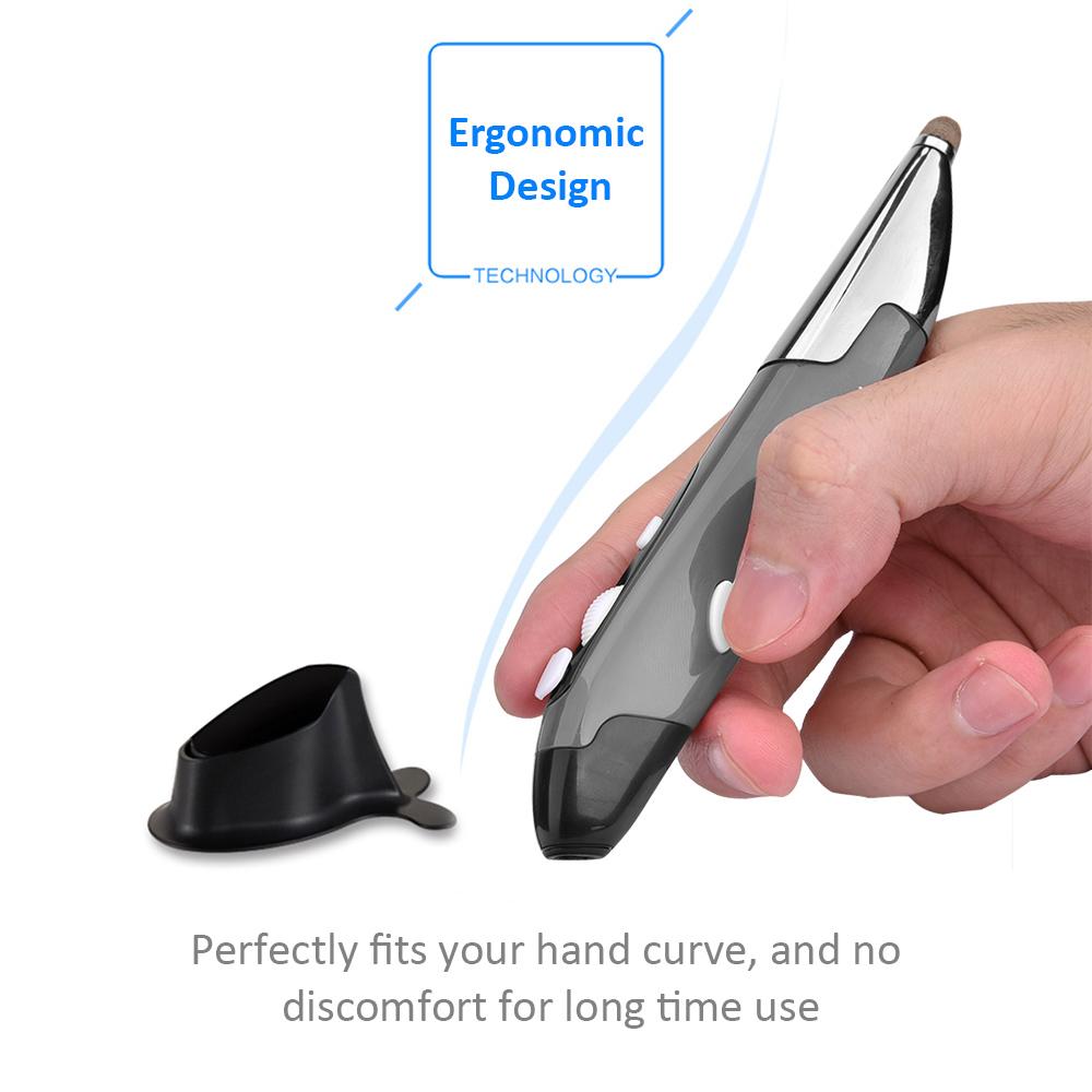 2.4GHz Không Dây penmouse Quang Cảm Ứng-Bút Chuột 800/1200/1600DPI Thiết Chuột không dây Bút với stylus Chức Năng Viết Tay