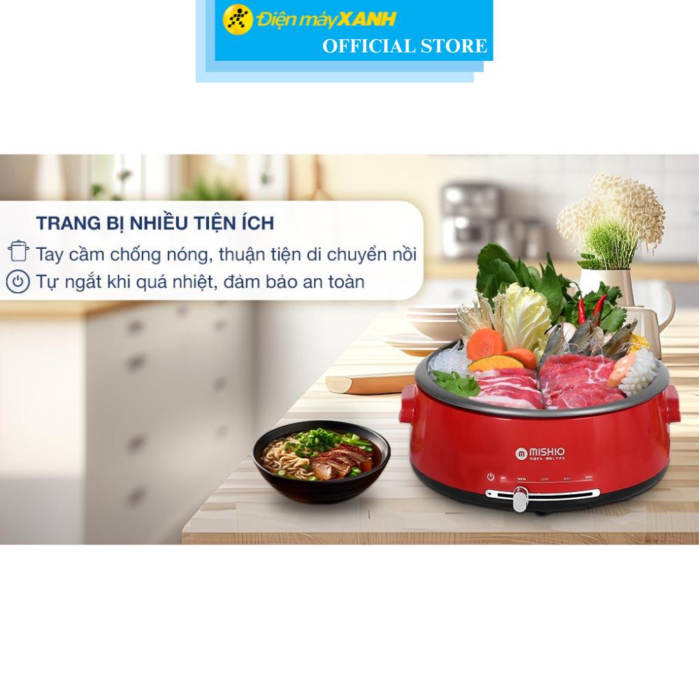 Nồi lẩu điện Mishio MK-348 4 lít - Hàng Chính Hãng