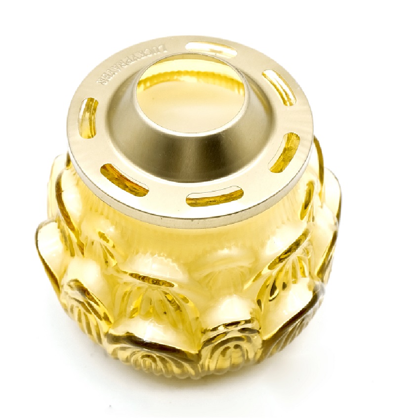 Hũ nến thơm hình hoa sen Miss Candle LUC6095 cháy 80 giờ
