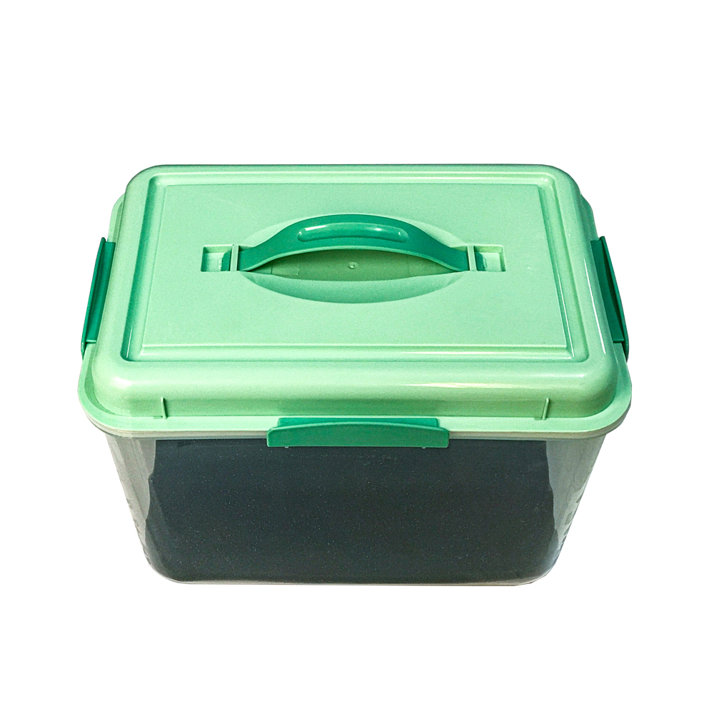 Combo hộp chống ẩm máy ảnh 10 lít (ẩm kế điện tử, 200g hạt hút ẩm xanh, tặng mút xốp) - Hàng chính hãng