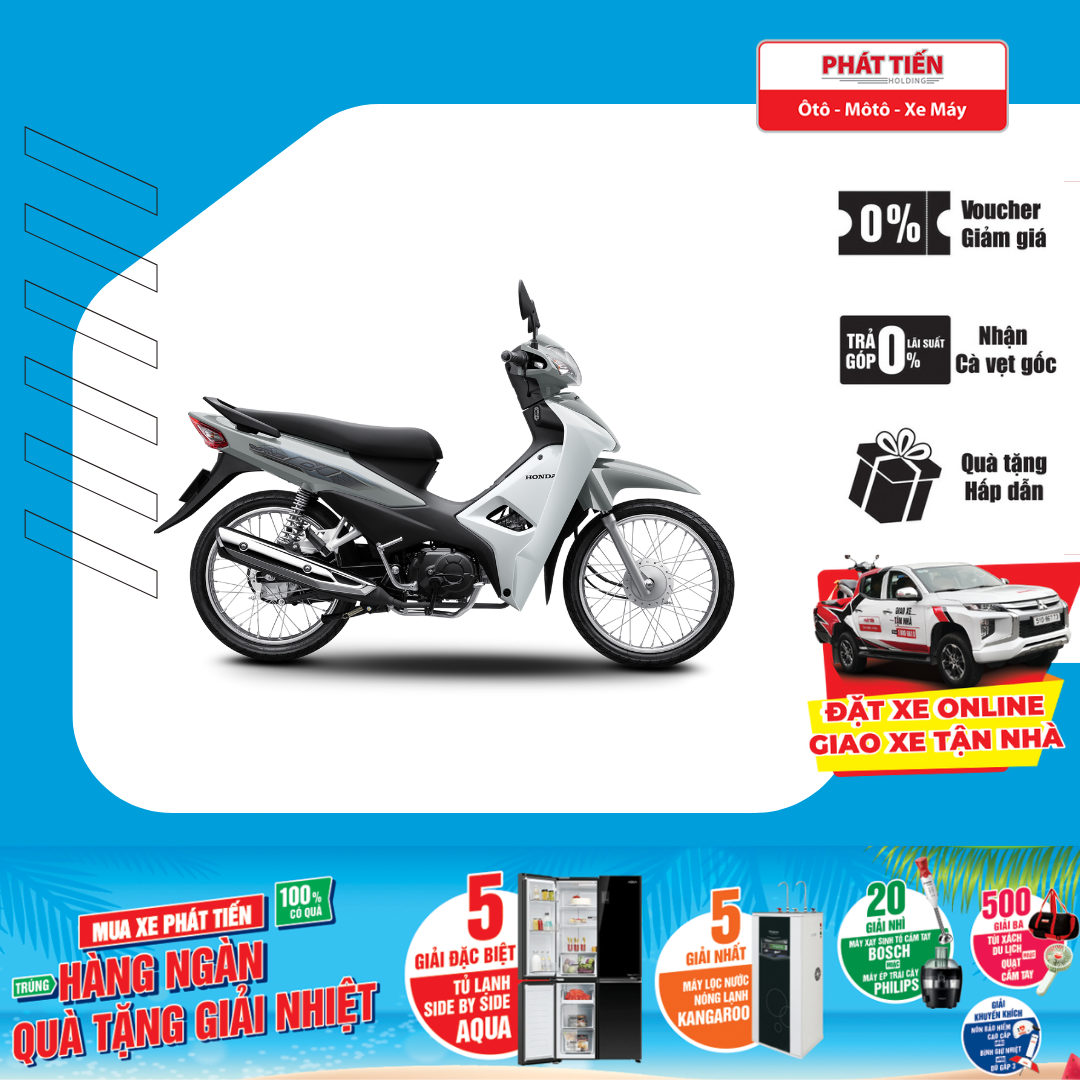Xe máy Honda Wave Alpha 2024 Phiên bản Cổ Điển