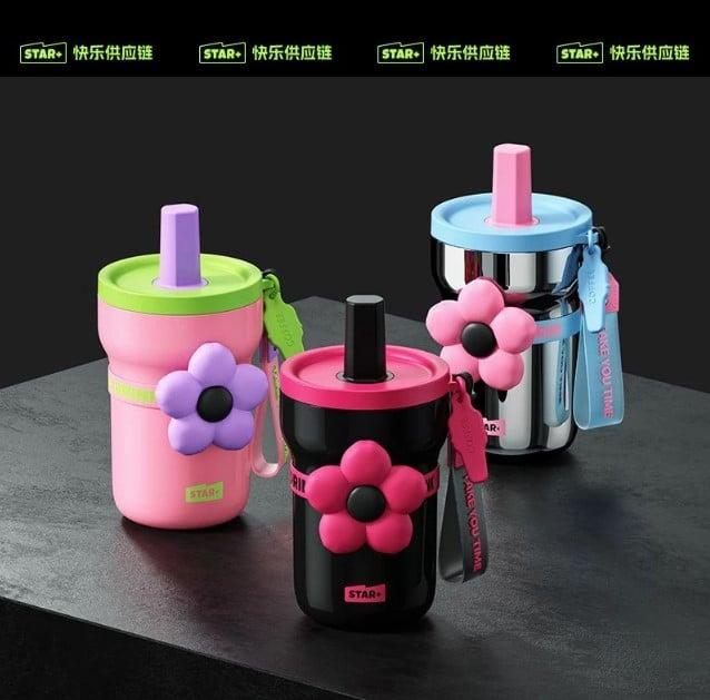 MD Star Ly Giữ Nhiệt Inox 481ML Bạc 60019433 - Hàng chính hãng