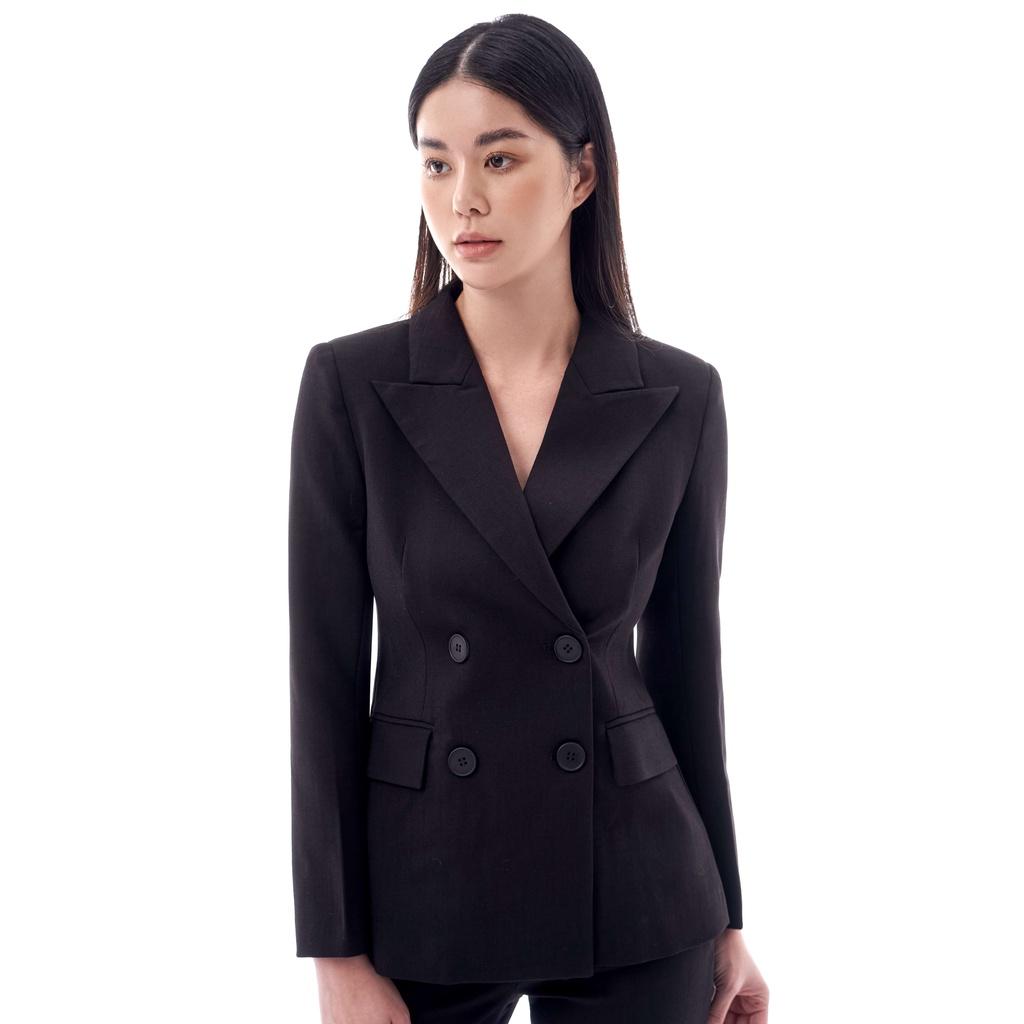 Áo Blazer kiểu 4 cúc màu đen 2NDDATE BL023B