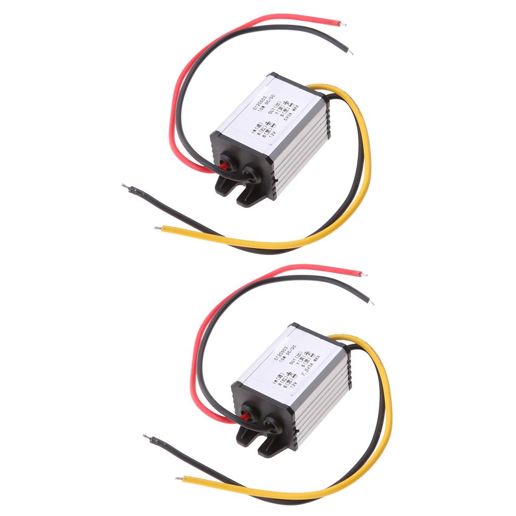 Waterproof DC/DC Converter 8-22V Step Down to 5V 3A 15W Power Supply Module