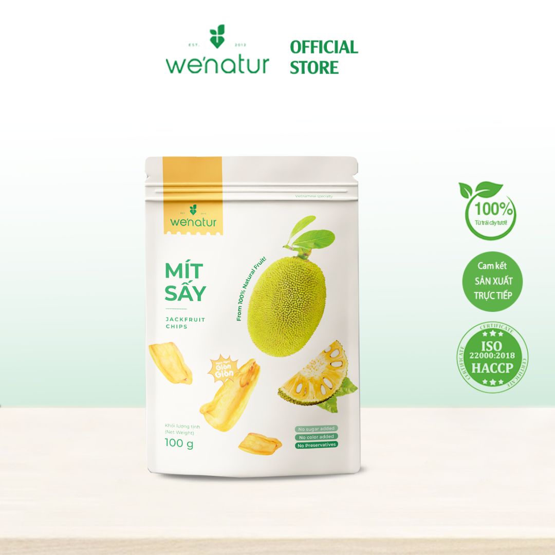 Mít Sấy Giòn Tự Nhiên Không Đường We'natur 100g