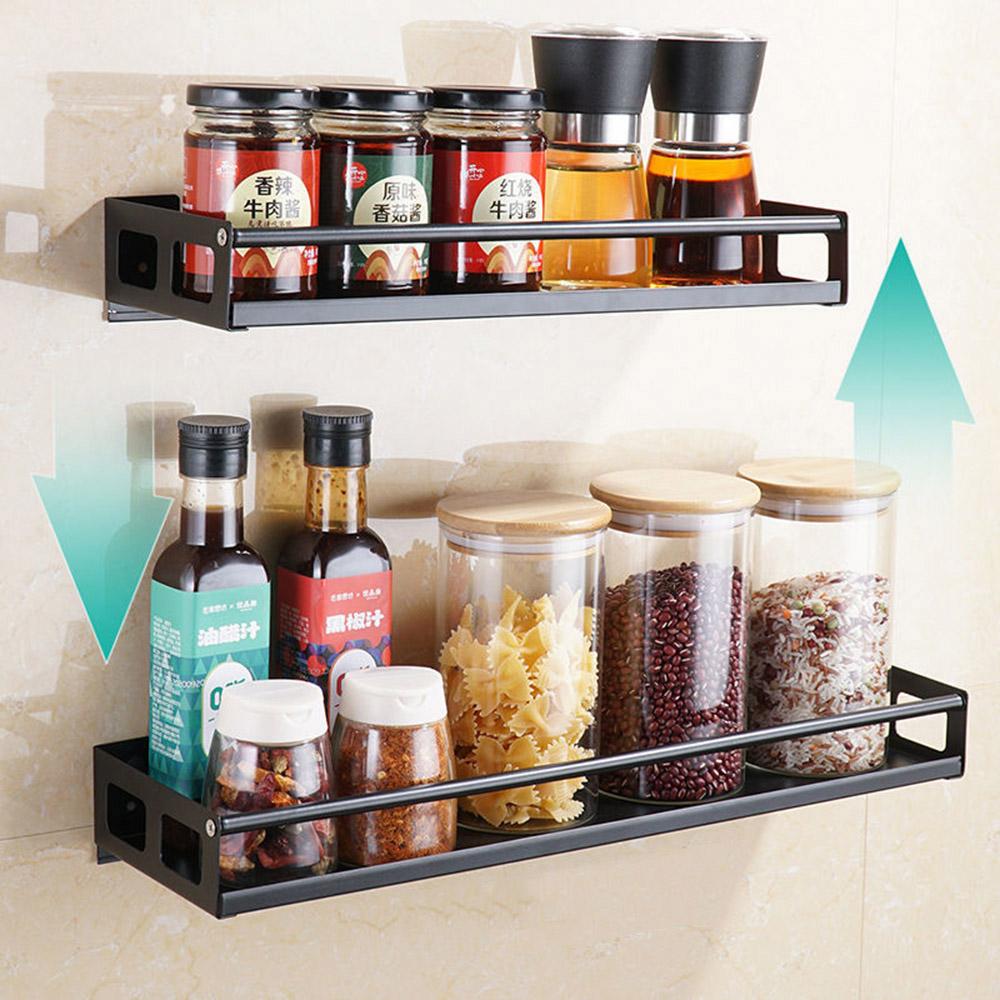 Hiện Đại Phong Cách Bắc Âu Bếp Nhà Tổ Chức Giá Treo Tường Giá Đựng Đồ Lọ Gia Vị Tủ Kệ Dụng Nhà Tắm Giá