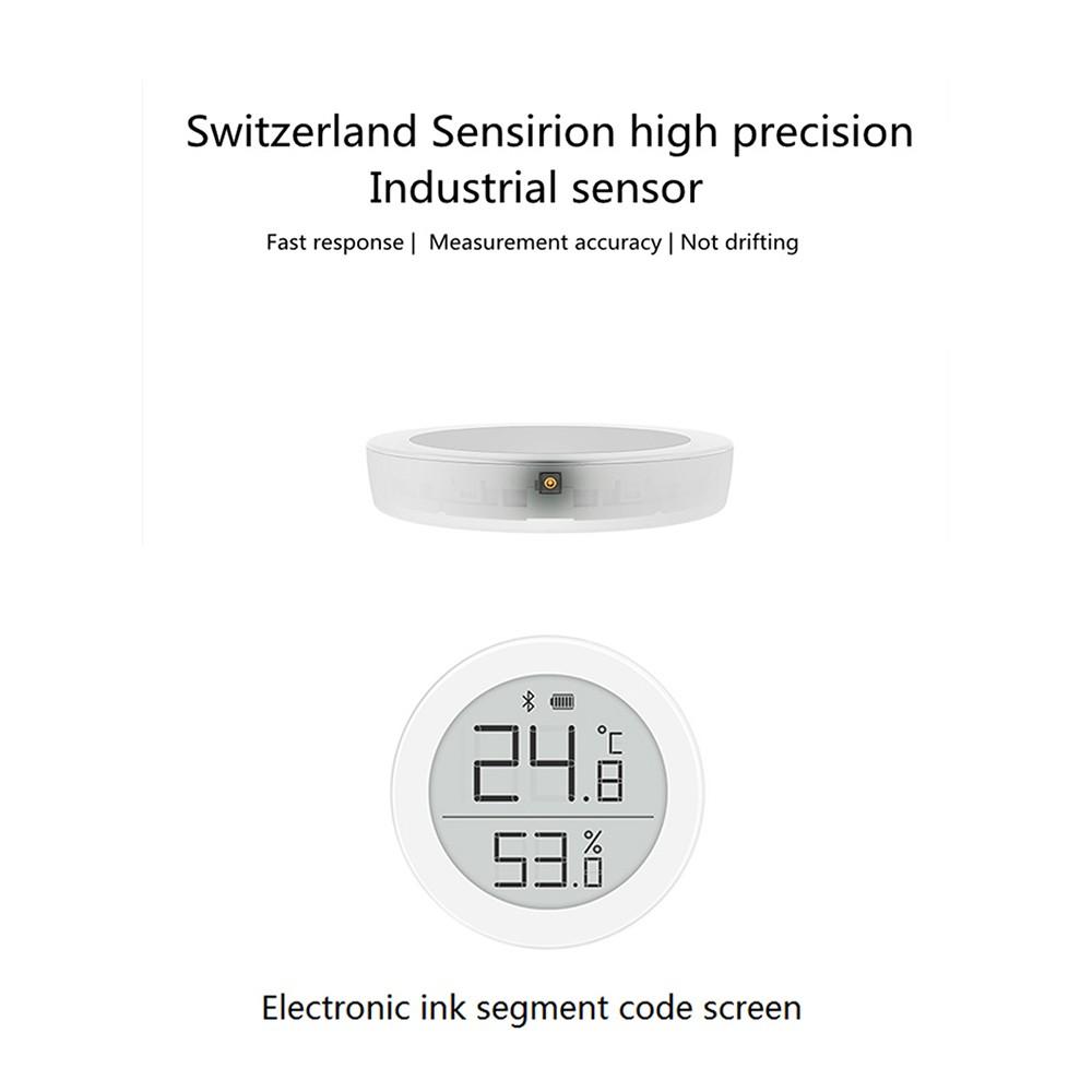 Đồng hồ đo độ ẩm Xiaomi Mijia ClearGrass hỗ trợ ứng dụng ghi nhớ dữ liệu 30 ngày thông qua Bluetooth