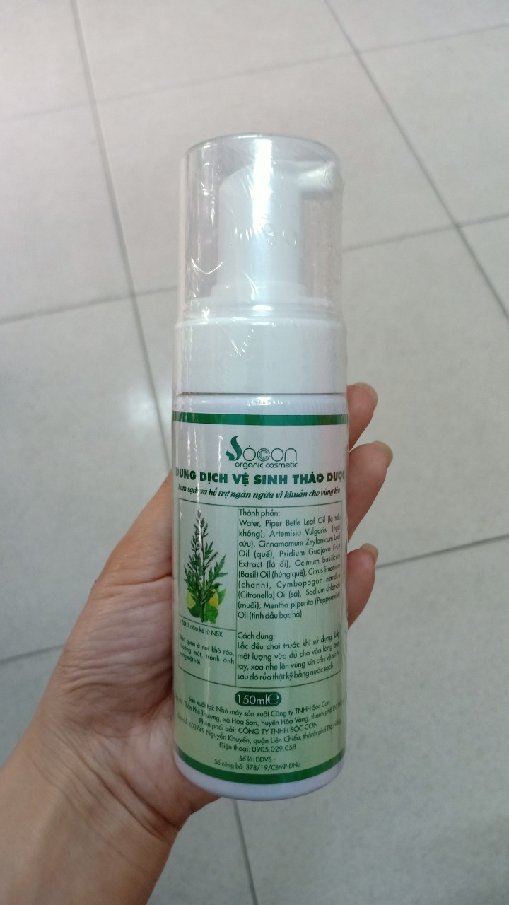 Dung dịch vệ sinh phụ nữ thảo dược 150ml hổ trợ ngăn ngừa các bệnh viêm, ngừa thường gặp ở phụ nữ