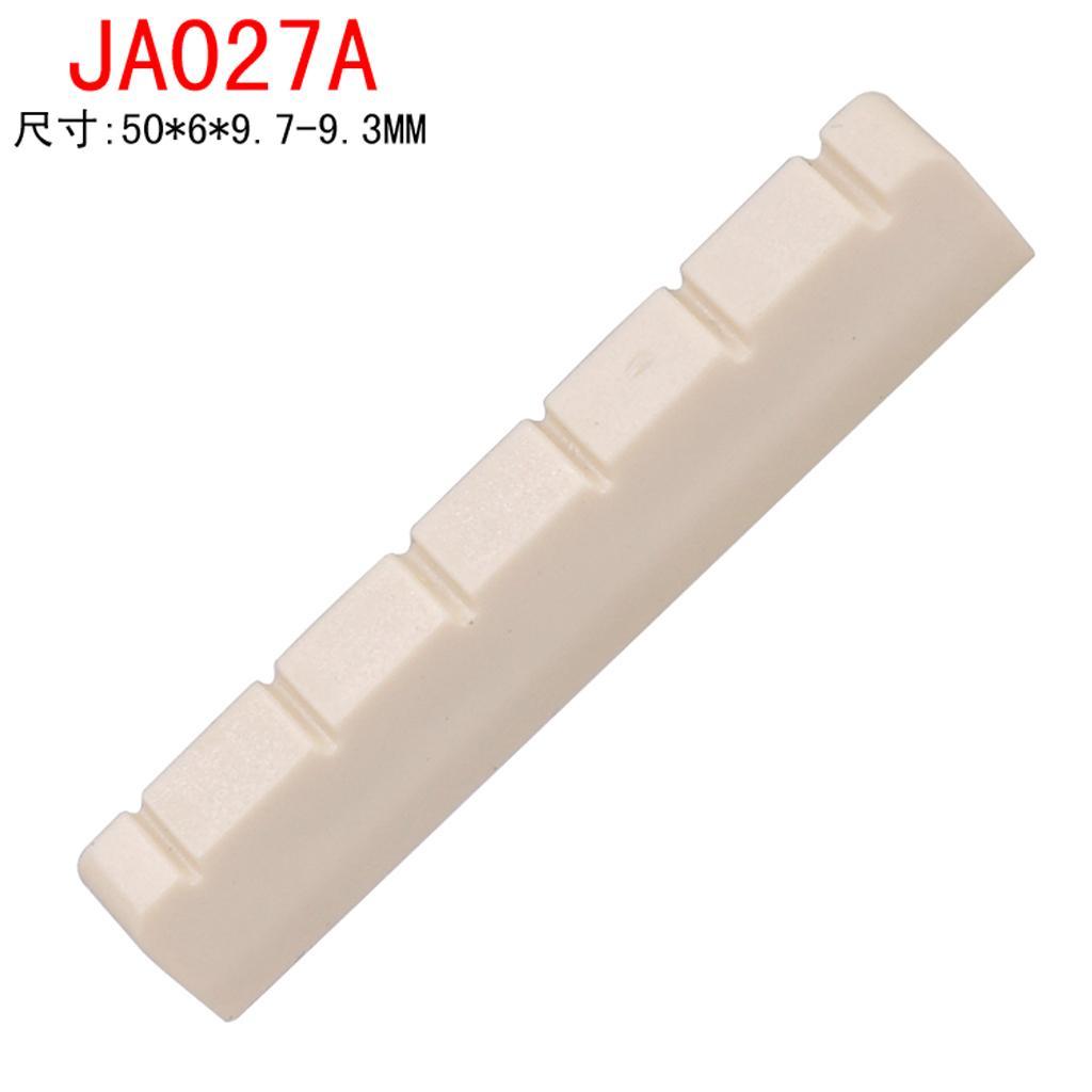 2x Guitar Slotted Curved Nut For Classcial Guitar Parts Beige Color