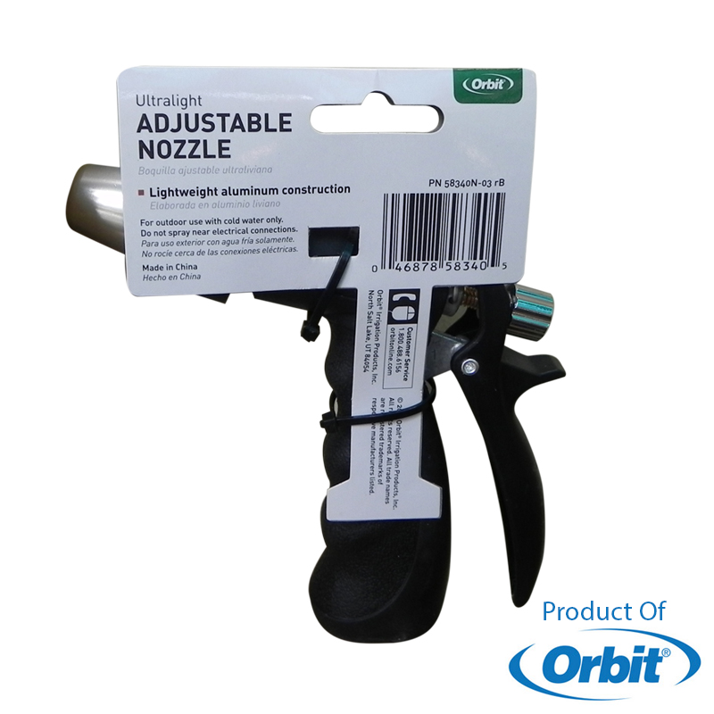 Combo Bộ hẹn giờ và 03 Vòi xịt nước Ultralight Adjustable 58340N Orbit