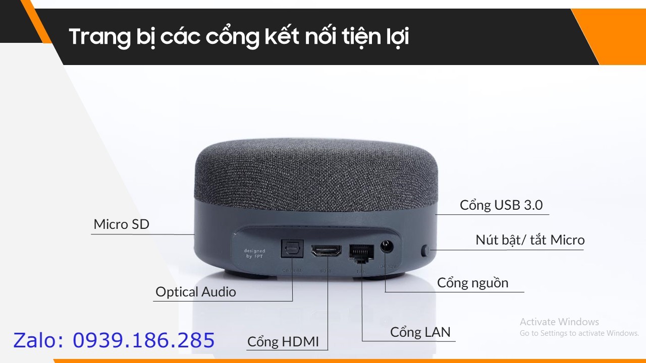 FPT Play Box S 2021 – Chính hãng FPT Telecom (Mã T590) – Kết hợp Tivi Box và Loa thông minh