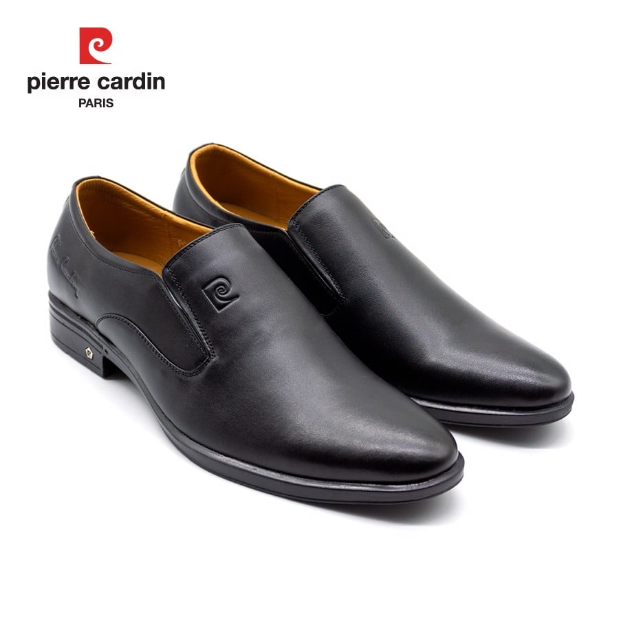 Giày lười da nam Pierre Cardin, chất liệu da bò thật cao cấp, thiết kế đơn giản, logo dập nổi sang trọng - PCMFWLG 712