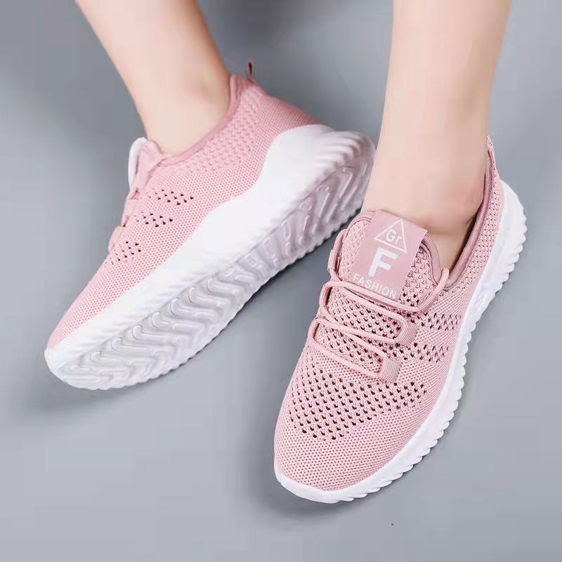 Giày thể thao nữ sneaker đi chơi siêu nhẹ êm chân buộc dây đế chống trơn trượt chạy bộ tôn dáng Jayshop V327