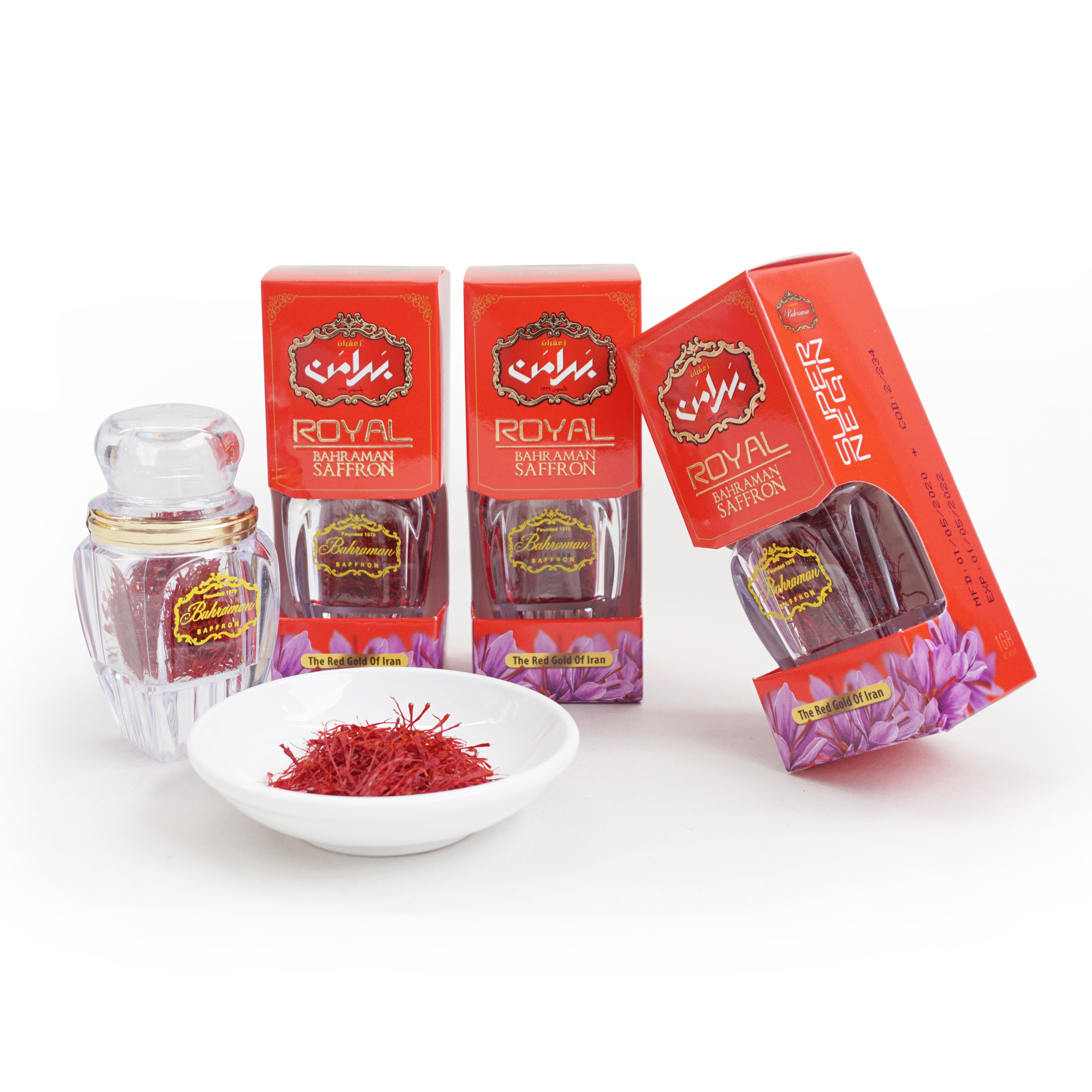 Combo 3 Gram Nhụy Hoa Nghệ Tây Iran Saffron Bahraman Super Negin