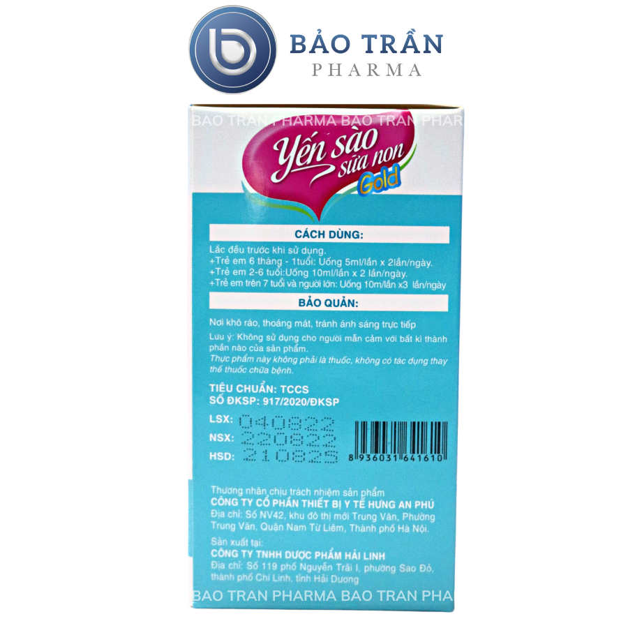 Yến sào sữa non hỗ trợ tăng sức đề kháng, giúp trẻ ăn ngon, hỗ trợ tiêu hoá tốt, bồi bổ sức khoẻ