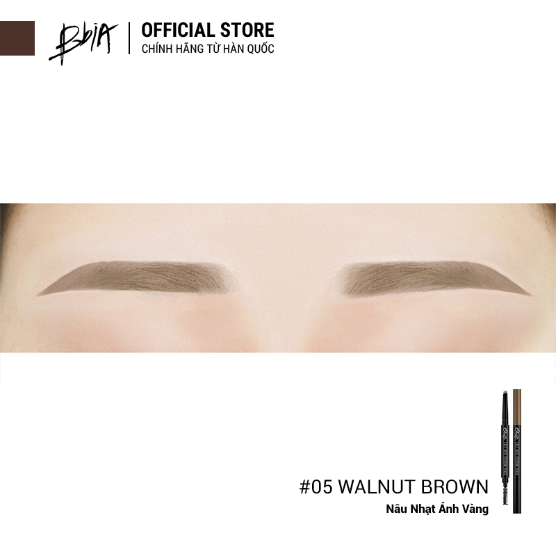 Kẻ chân mày Bbia Last Auto Eyebrow Pencil 0.18g (5 màu)