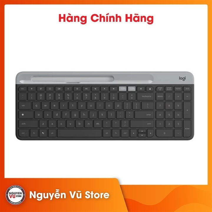 Bàn phím không dây Logitech K580 Slim (Graphite) - Hàng Chính Hãng