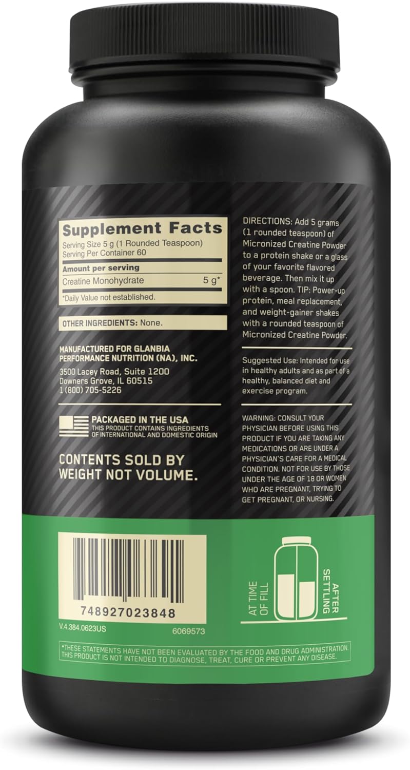 On Creatine Micronized Powder (300Gram) - Hỗ Trợ Tăng Cơ Tăng Sức Mạnh Sức Bền Và Phát Triển Cơ Bắp