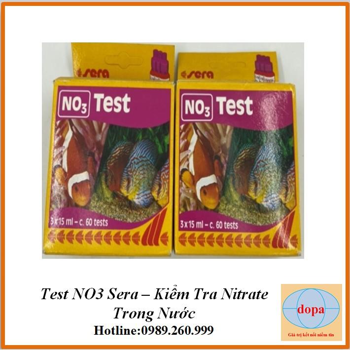 Sera NO3 test DOPA Kiểm tra hàm lượng Nitrate NO3 trong môi trường nước. DOPA.COM.VN