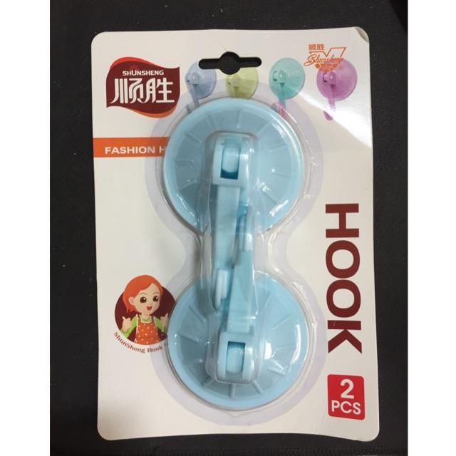 Móc hút kính vỉ 2 cái  hàng đẹp