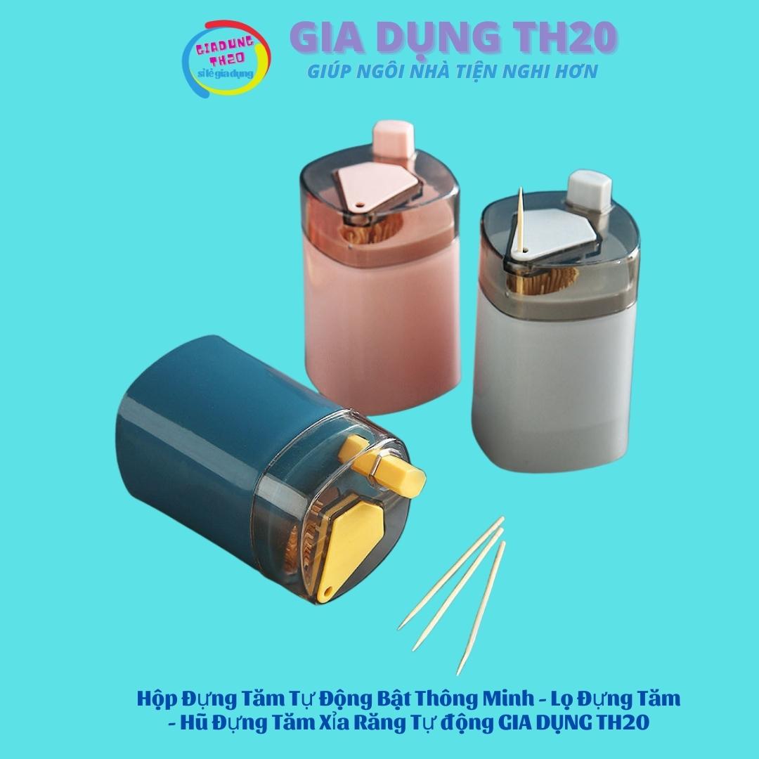 Hộp Đựng Tăm Tự Động Bật Thông Minh , Lọ Đựng Tăm - Hũ Đựng Tăm Xỉa Răng Tự động