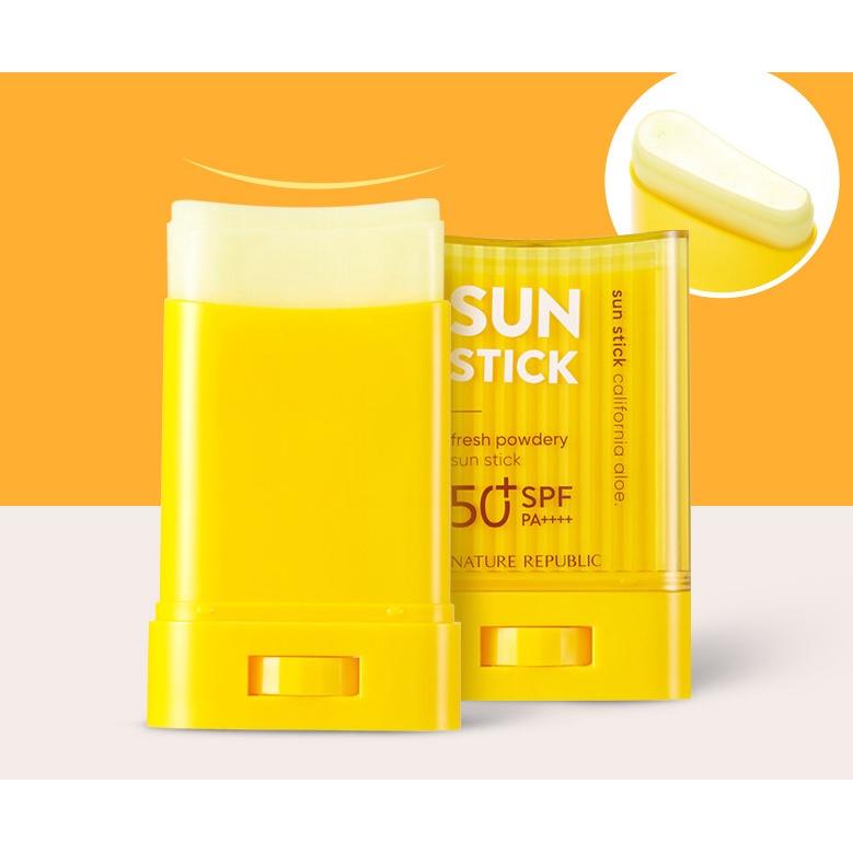 Nature Republic Sáp chống nắng California Aloe Fresh Powdery Sun Stick SPF50+PA++++ 24g