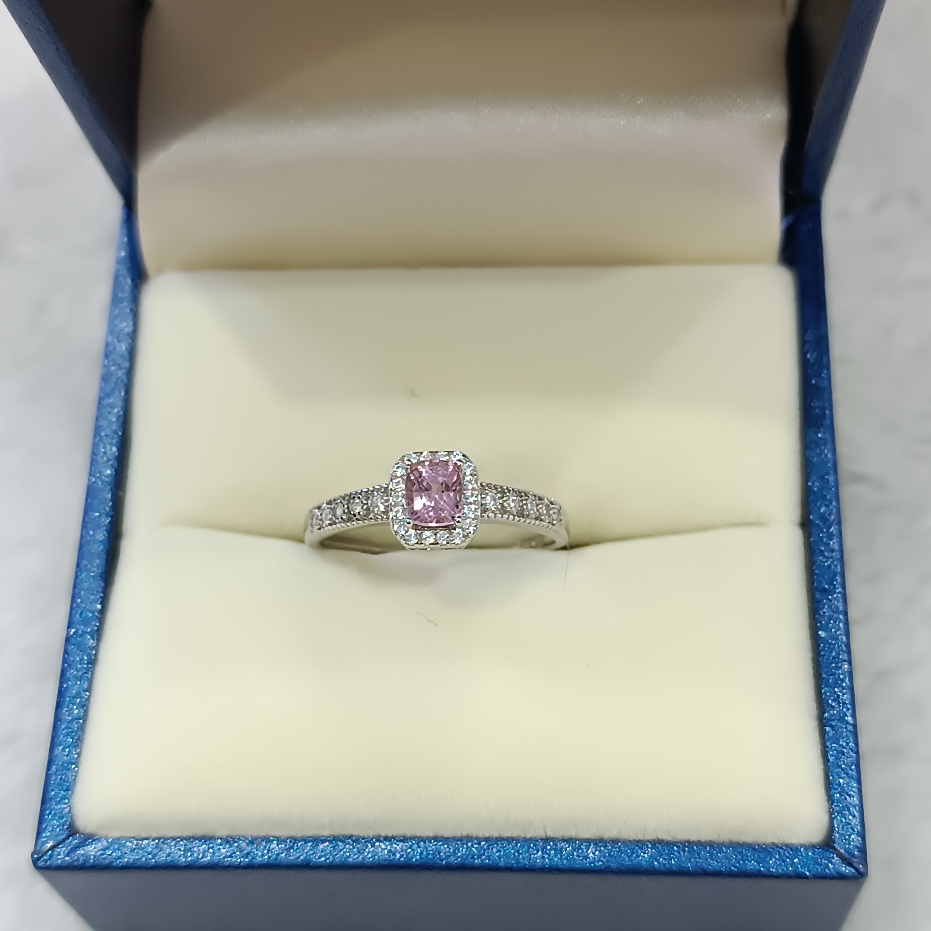 Nhẫn đính đá Spinel thiên nhiên Free Size - MOON Jewelry