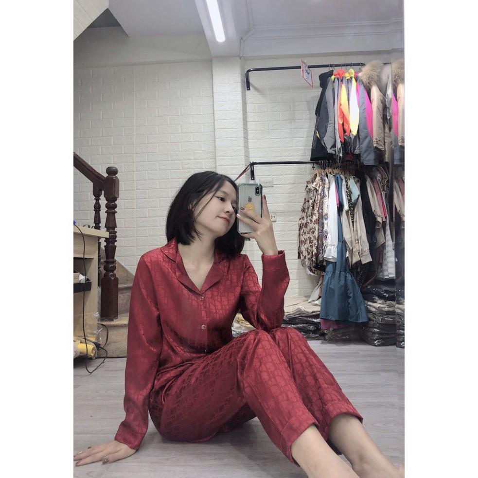 Đồ ngủ lụa pijama nữ lụa gấm siêu đẹp mặc ở nhà Pịama ( Hàng loại đẹp)