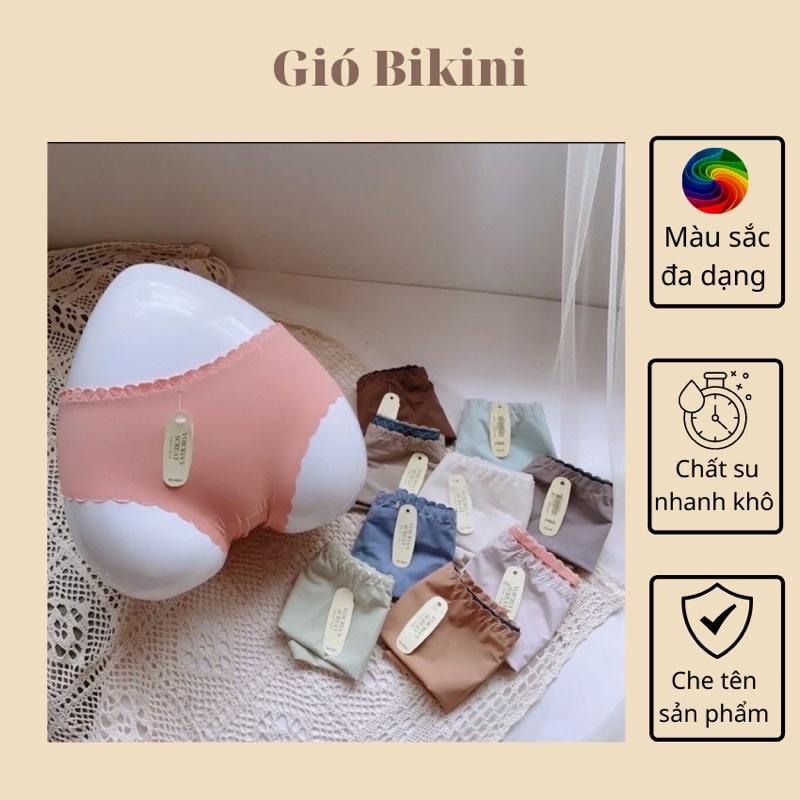Combo 10 chiếc quần lót đúc su mịn viền sóng freesize 40-52kg