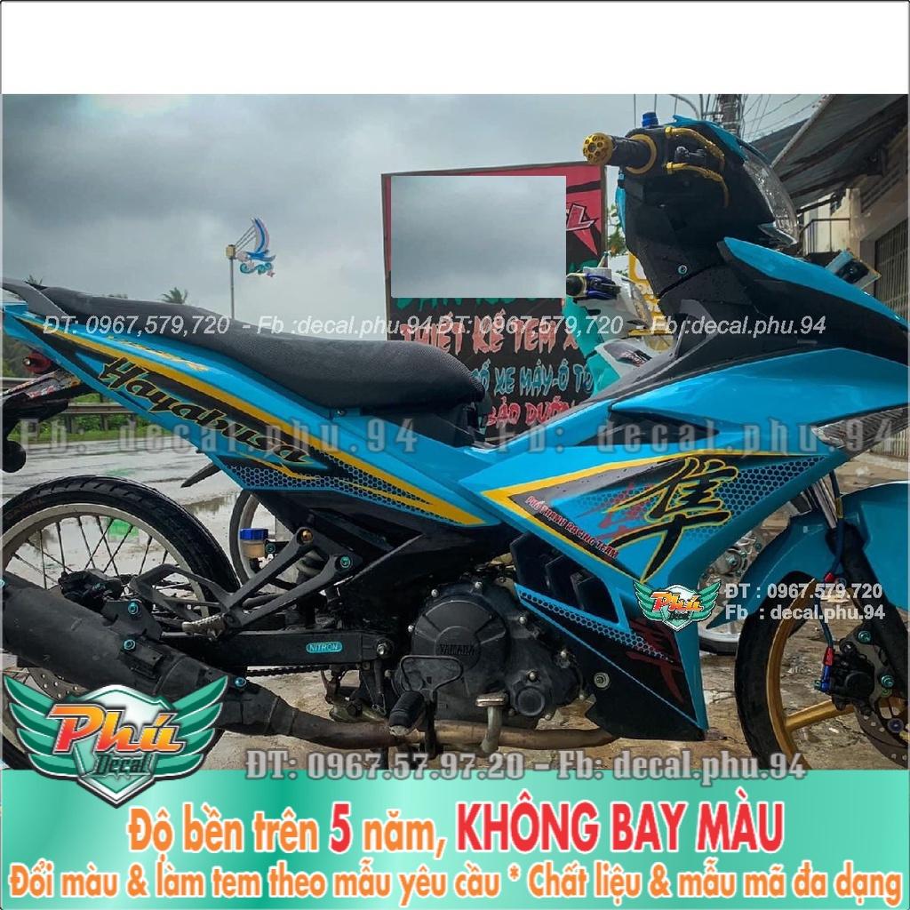 Tem Rời Exciter 150 Hayabusa xanh ngọc  -1
