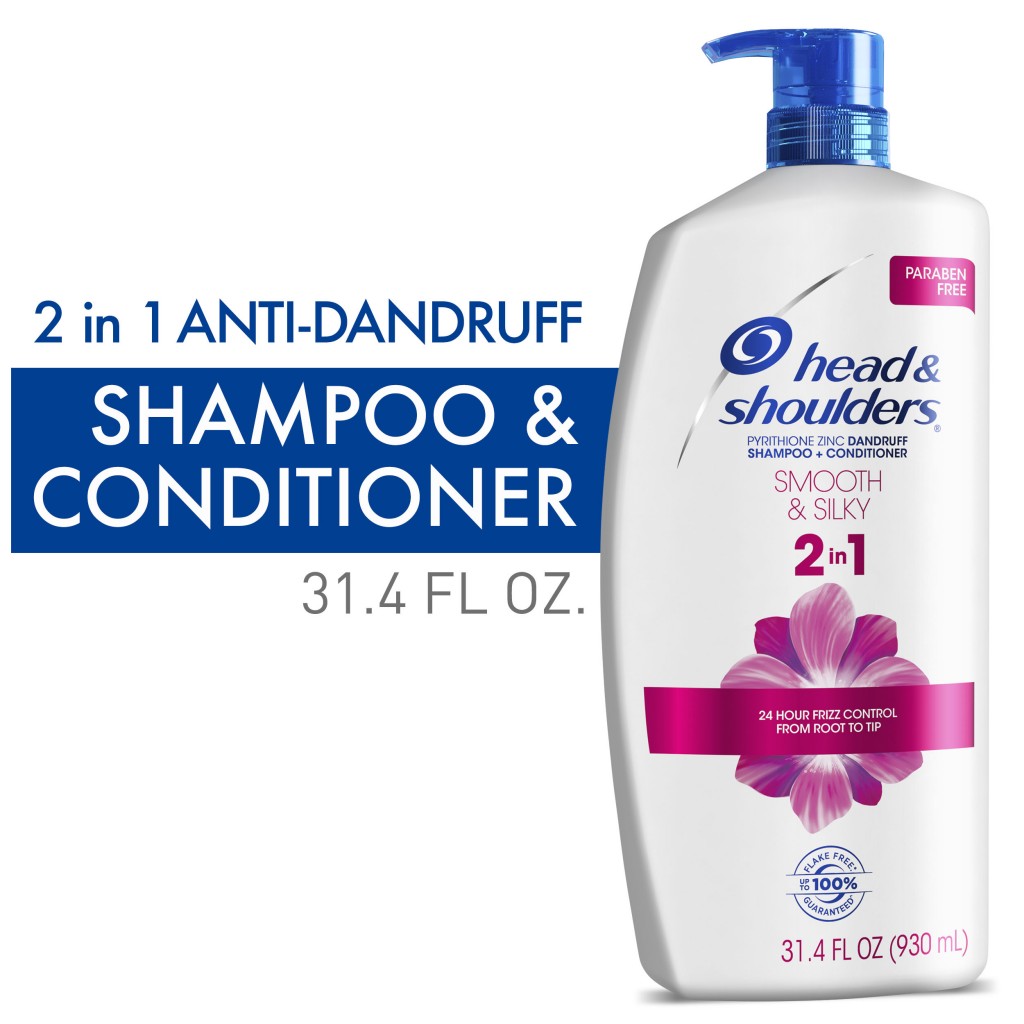 Dầu gội và xả 2in1 Head & Shouders Smooth & Silky 930ml - USA