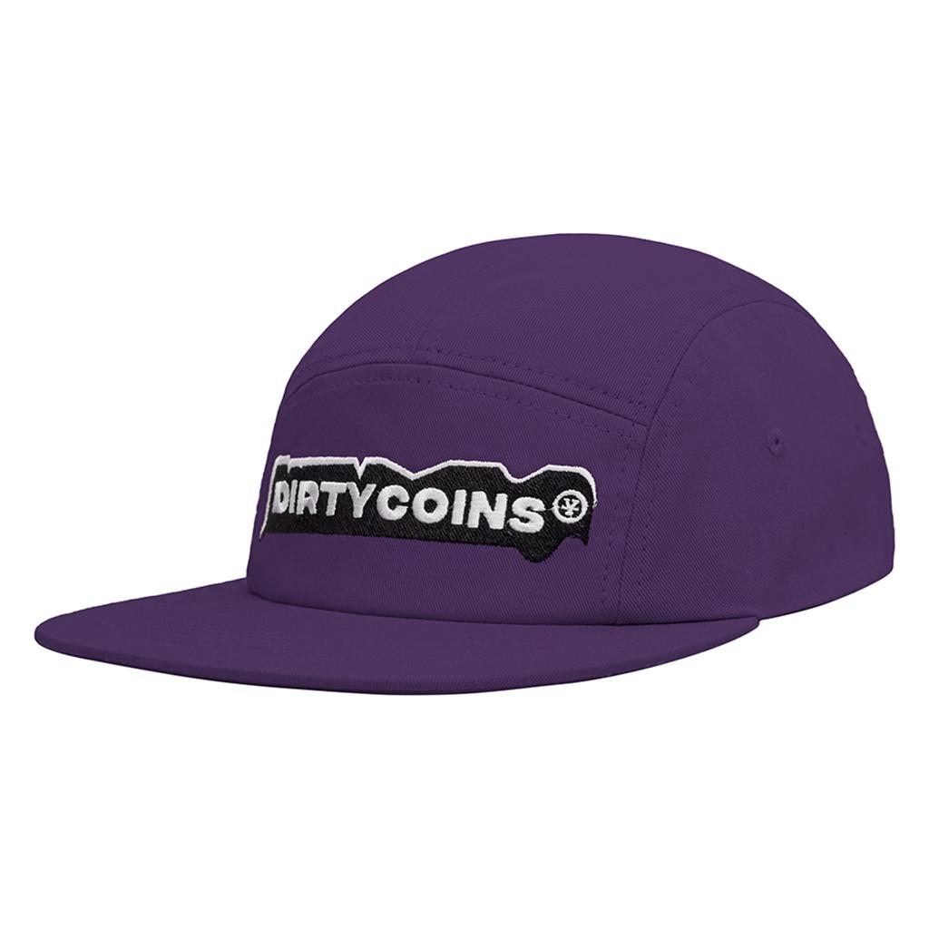 DirtyCoins Nón 5 Panels Cap - Purple