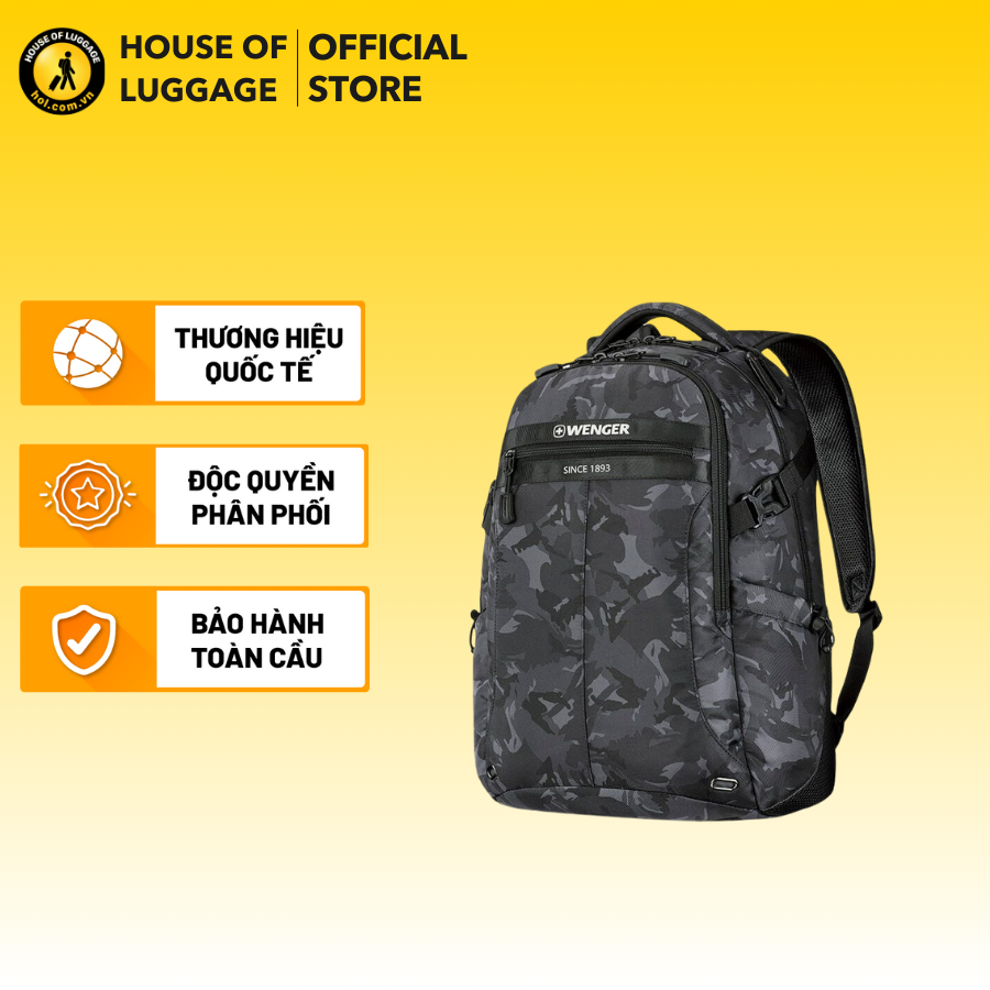 Balo laptop 15.6&quot; Street Pro WENGER - THỤY SĨ sản phẩm chính hãng bảo hành quốc tế