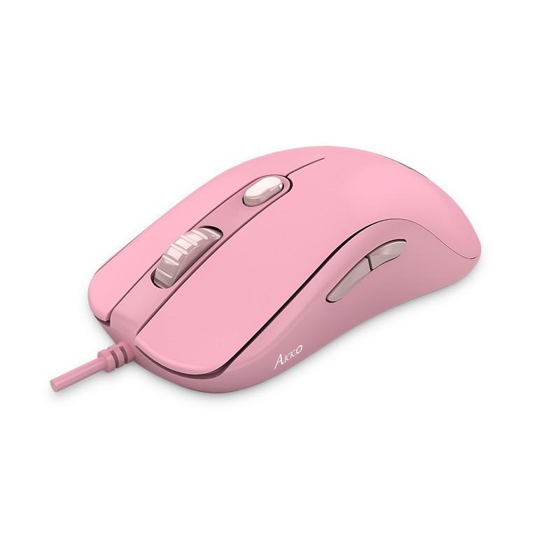 Chuột gaming Akko AG325 Pink - Cổng USB - Hàng chính hãng