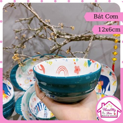 Set Bát Đĩa Decor Ngựa Vằn Bát Ăn Cơm Chén Dĩa Dễ Thương Bát Ăn Dặm Cho Bé