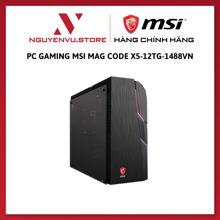 PC Gaming MSI MAG Code X5-12TG-1488VN (i5-12400F/16GB/512GB/8GB GTX3060TI/Win10) - Hàng Chính Hãng